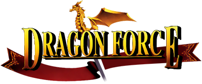 Dragon Force title screen for Sega Saturn